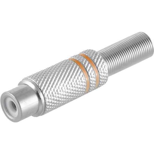 Shiverpeaks BS52001-Y Drahtverbinder RCA Edelstahl, Audio Kabel