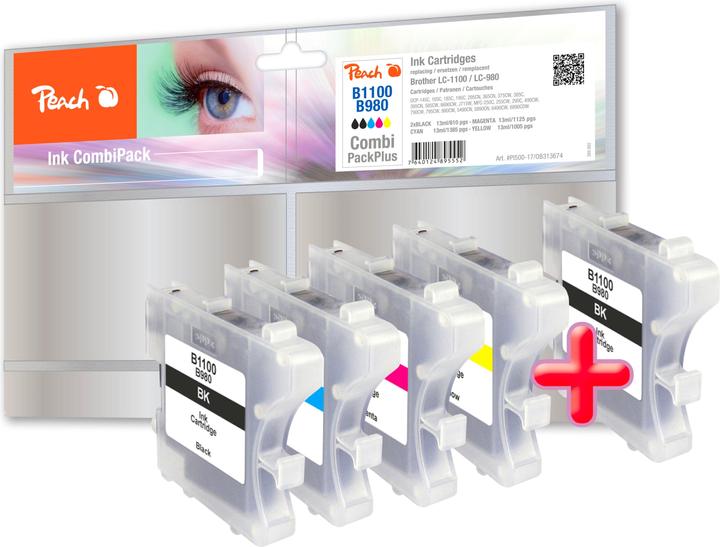 Produktbild Peach Lc-980, Lc-1100 (M, C, Y, BK)
