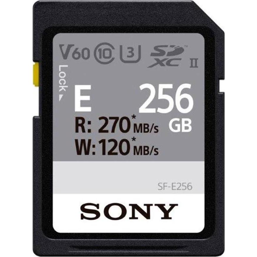 Thumbnail - Sony SF-E series (256 GB, SDXC, U3, UHS-II), Speicherkarte, Schwarz