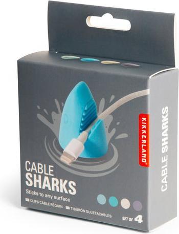 Productafbeelding Kikkerland Kabelhaai Set Van 4