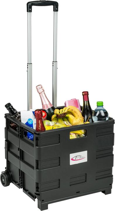 Image du produit tectake Chariot de Courses à Roulettes
