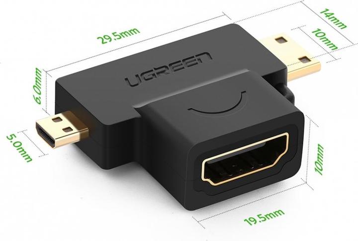 Produktbild Ugreen 2-in-1 HDMI auf Micro HDMI und Mini HDMI Adapter