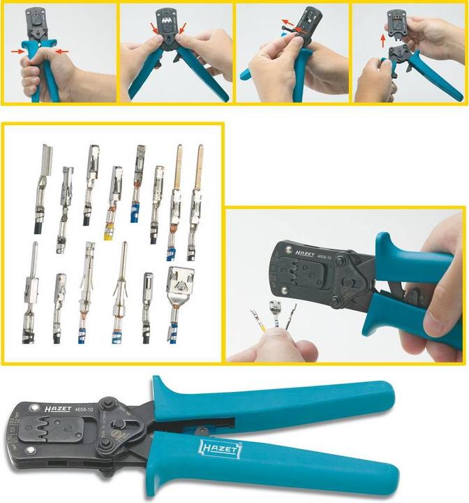 Produktbild HAZET Crimp-Zange 4658-10 (150 mm)