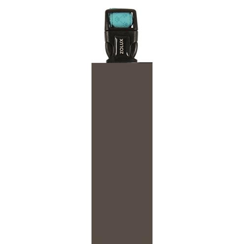 Zolux Adjustable Mac Leather 20 mm Collar - turquoise (Hund, Hundesport), Halsband + Leine