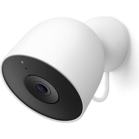 Google Nest Cam Outdoor, Snow, Wired, 2n (2560 x 1440 Pixels), Netzwerkkamera, Weiss