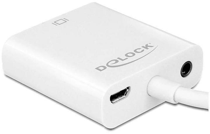 Image du produit Delock Convertisseur d'écran Micro-D HDMI vers VGA+audio (Audio, Micro USB, VGA, 17 cm)
