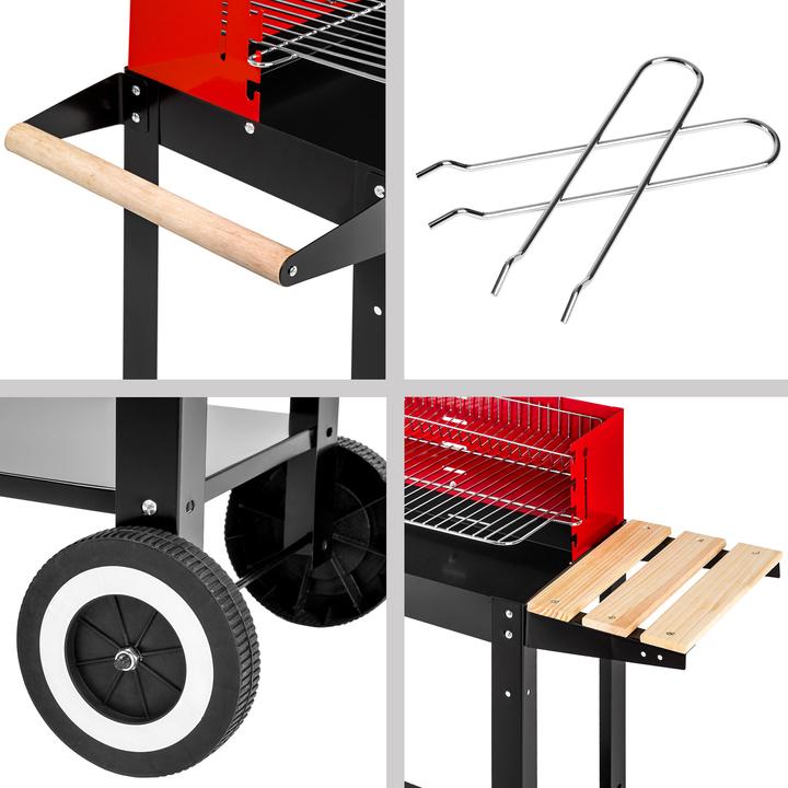 Image du produit tectake Barbecue Chariot à 2 Roues (49 cm)