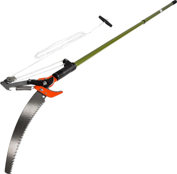 Actual product image tectake Telescopic pruning shears with saw