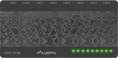 Produktbild Lanberg DSP1-0108 Netzwerk-Switch Unmanaged Fast Ethernet (10/100) (8 Ports)