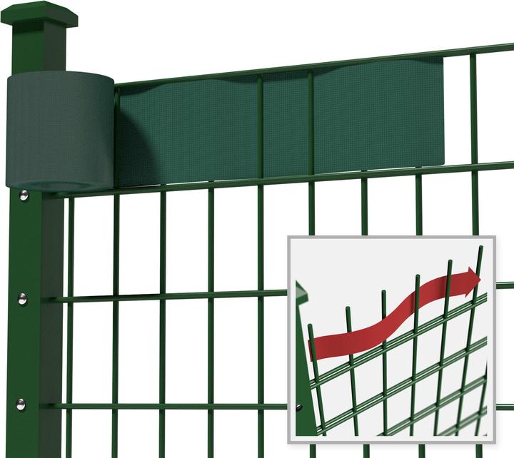 Actual product image tectake PVC privacy film