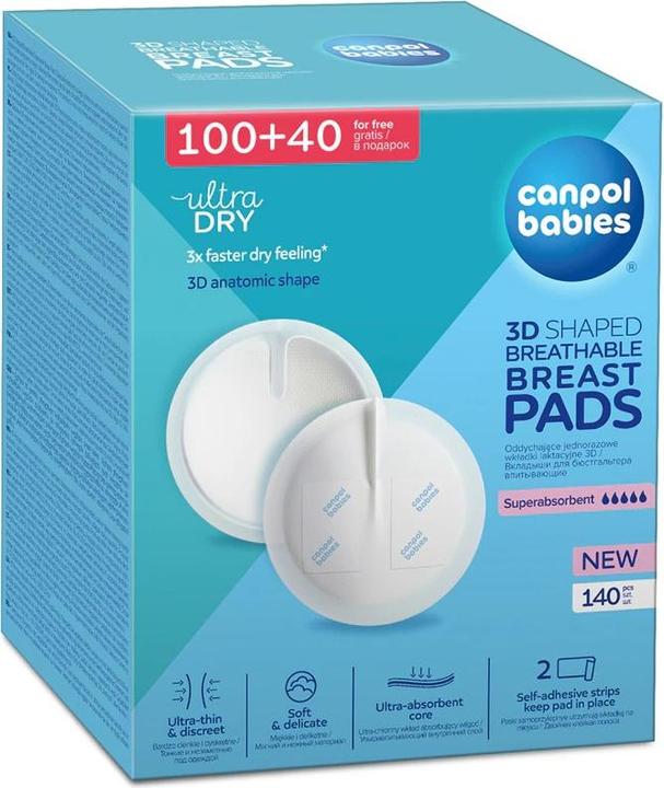 Productafbeelding Canpol BABIES wegwerp bh-onderleggers ANTI-SLIP, 140st, 1/654 (140 x)