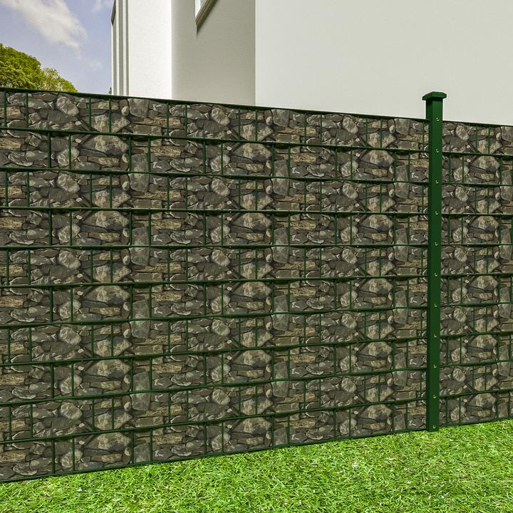 Actual product image tectake PVC privacy film