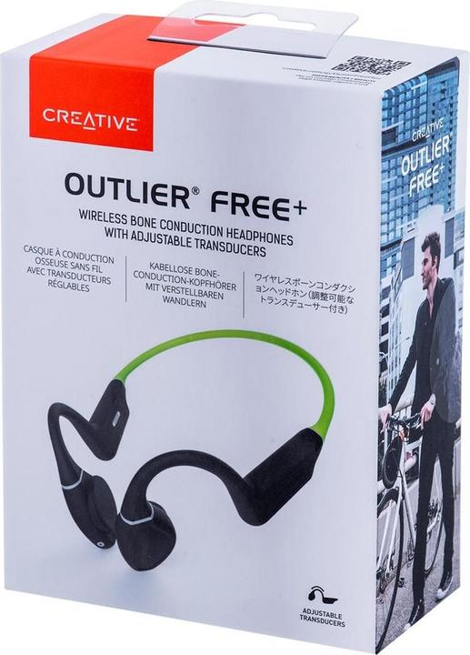 Immagine prodotto Creative Słuchawki kostne Outlier FREE Plus GR (10 h, Senza fili)