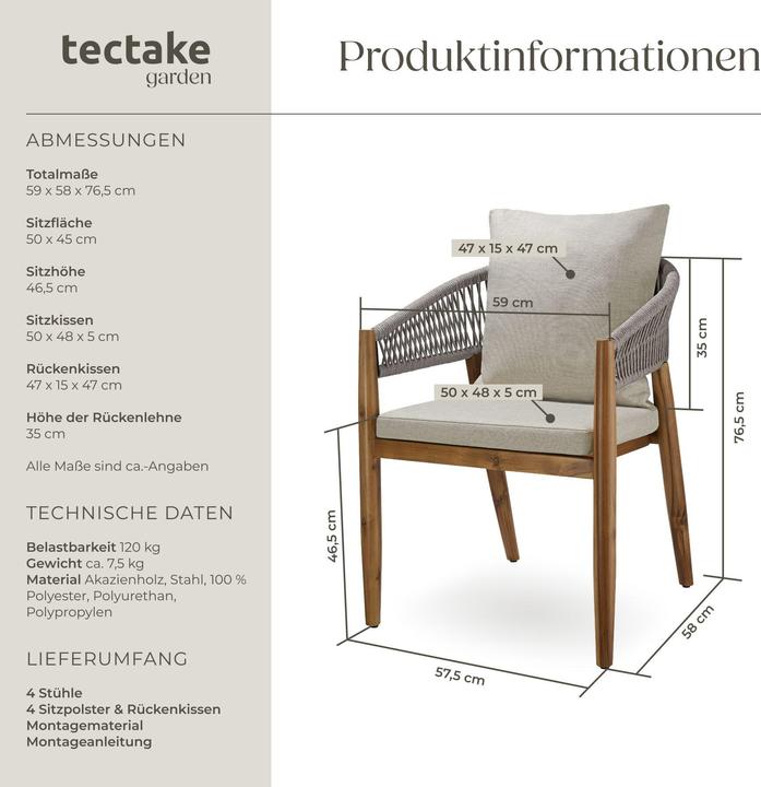 Produktbild tectake Manacor