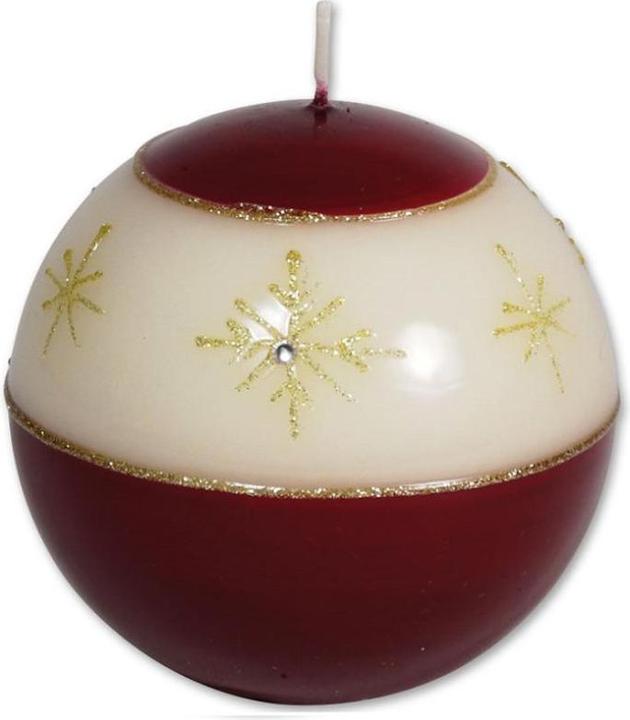 Actual product image Seyko Geschenke 110469 - Candle ball "Merkur" red, 8 cm
