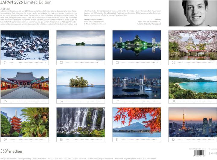 Produktbild Japan Exklusivkalender 2026 (70x50cm)