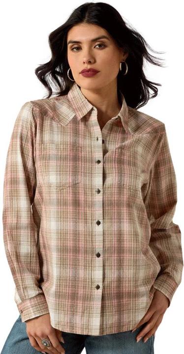 pepe bianco corallo plaid