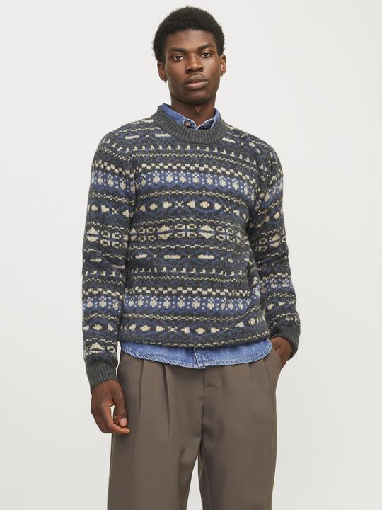 Produktbild Jack & Jones All Over Print Strickpullover Strickpullover (M)