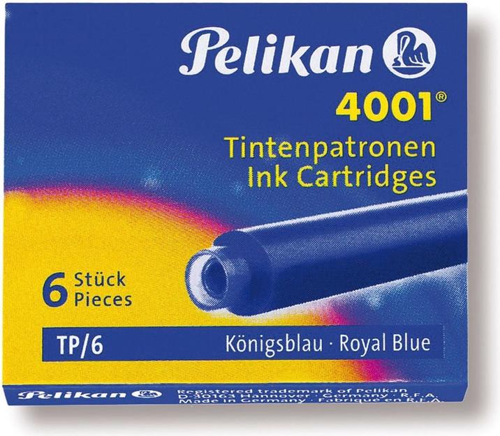 Actual product image Pelikan 4001 Tp/6 (Blue, 6 pcs.)