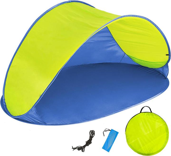 Actual product image tectake Pop Up Beach Shell Jasmin (beach tent, 1.20 kg, 2 persons)