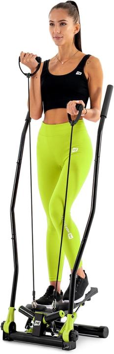 Hs Hop-Sport Stepper mit Haltegriffen und LCD-Display