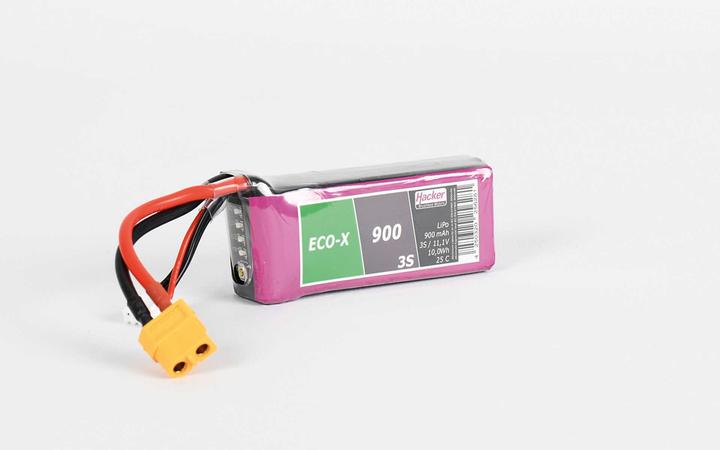 Actual product image Hacker LiPo Pack TF ECO-X 900mAh 3S (11.10 V, 900 mAh)