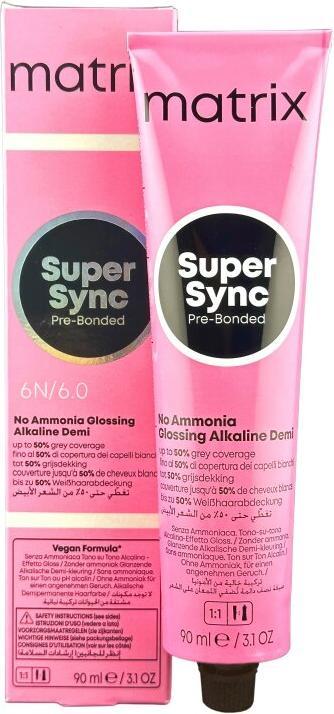 Produktbild Matrix Super Sync 6N/6,0 Pre-Bonded Dunkelblond natur 90 ml (6n, 6,0 Pre-Bonded Dunkelblond natur)