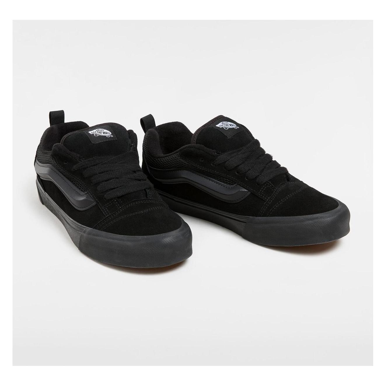 Vans, Vrouwen, Sneakers, Knu Skool Zwart/Blak, Zwart, (44)