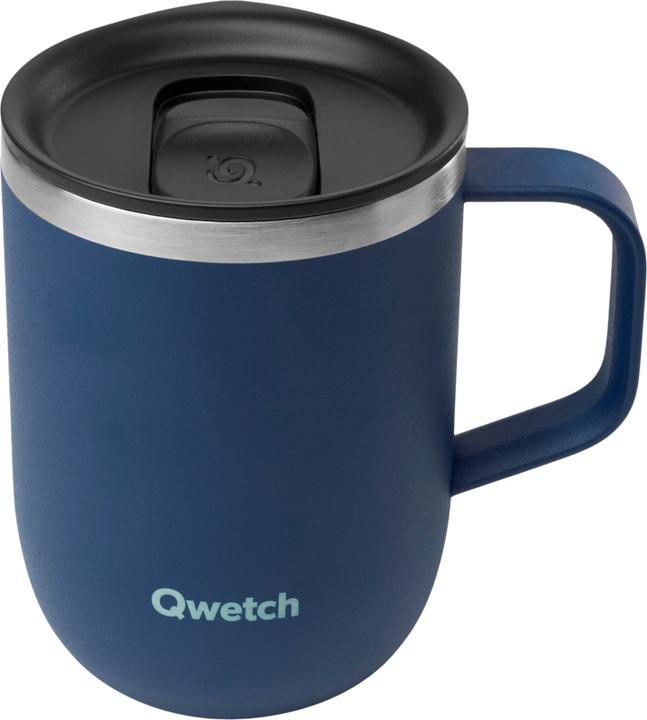 Actual product image Qwetch Stainless steel mug - Granite - Midnight blue - 350ml
