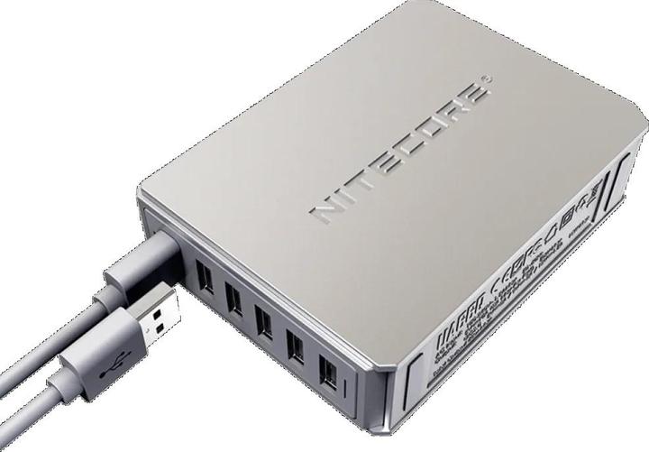 Produktbild Nitecore UA66Q: 6 Port USB Desktop Adapter (6 Ports)