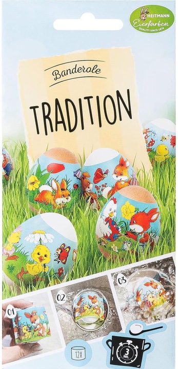 Brauns Heitmann Brauns-Heitmann 12 Eierbanderolen Tradition in 4 Motiven (1 x)