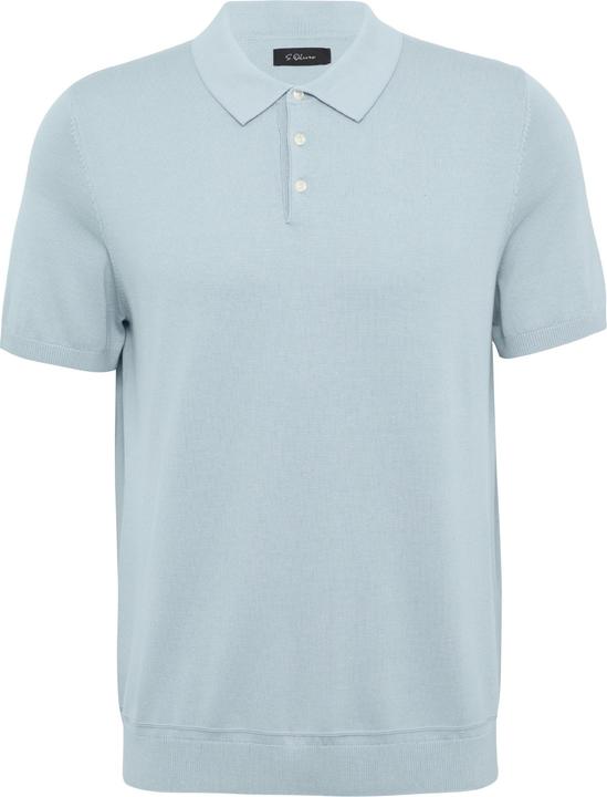 Produktbild s.Oliver Strickpullover Feinstrick-Poloshirt aus Baumwoll-Modalmix (L)