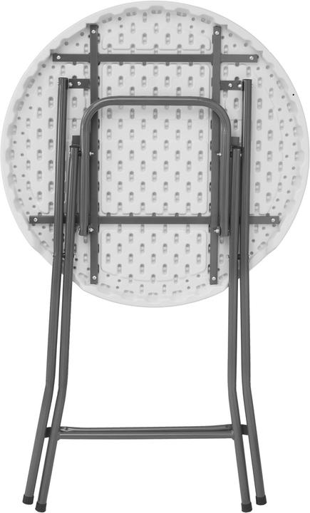 Actual product image tectake Bar table (Ø 80 x 110 cm)