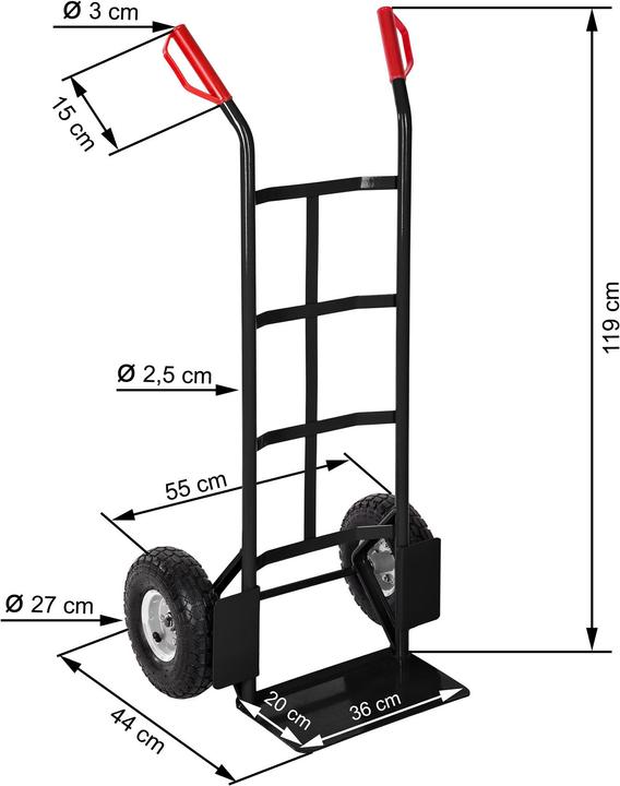 Produktbild tectake Sackkarre (200 kg)