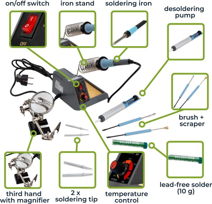 Actual product image Velleman Vtss4nset