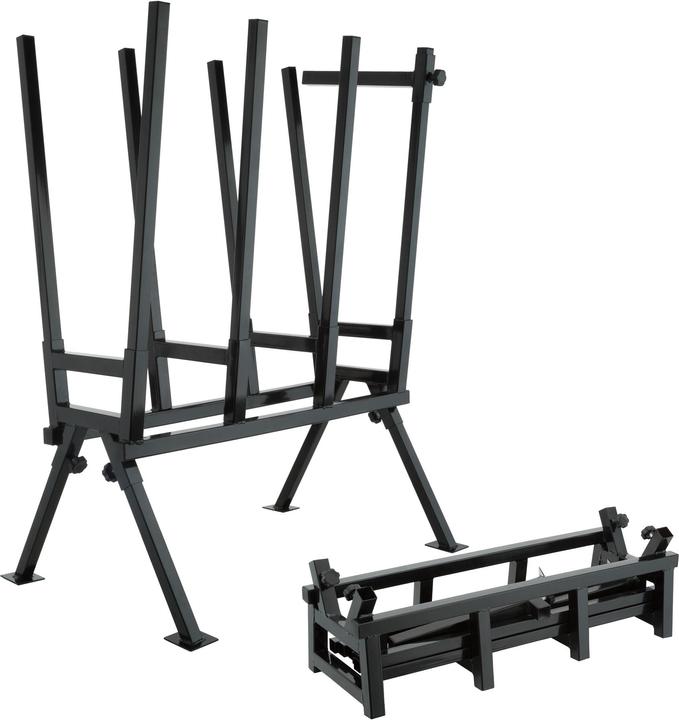 Actual product image tectake Wood sawhorse (53 cm, 76 cm)