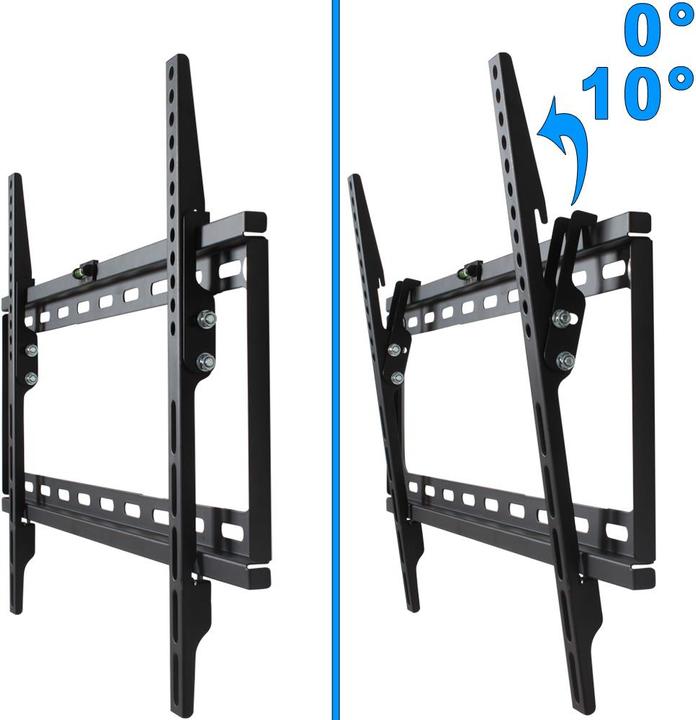 Image du produit tectake Support TV mural (Mur, 65", 70 kg)