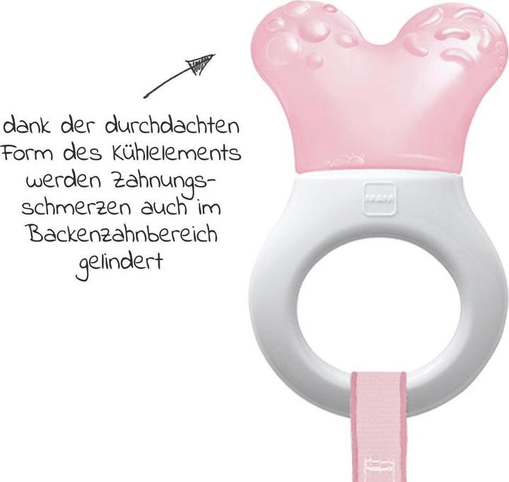 Produktbild MAM Beissringe & Zahnungshilfen Kühl-Beissring Mini Cooler & Clip - Rosa