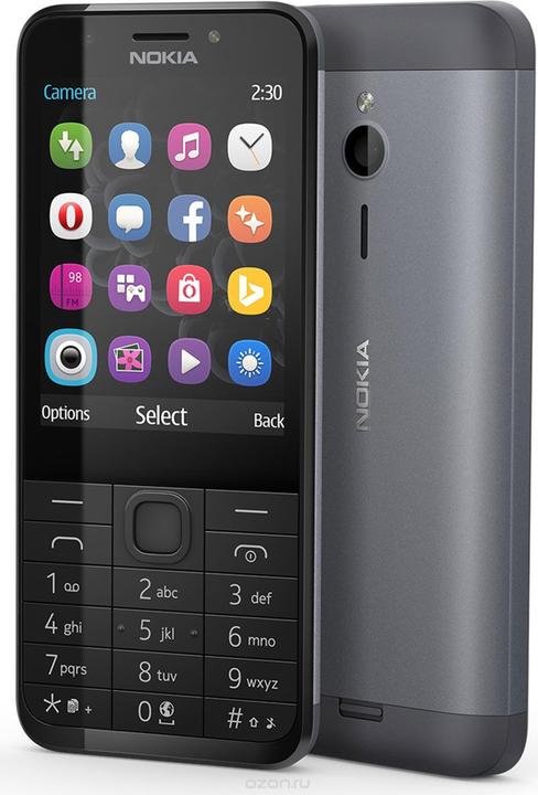 Actual product image Nokia 230 (2.80", 2 Mpx, 2G)