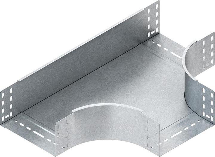 Actual product image Niedax NIE RTS 110.400 T-piece 110x402mm with unperforated side rails strip galvanised (11 cm)