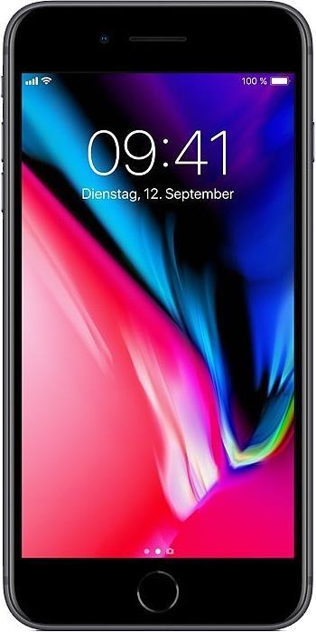 Produktbild Apple iPhone 8 Plus (64 GB, Space Gray, 5.50", Single SIM, 12 Mpx, 4G)