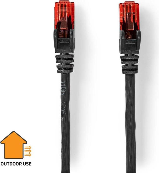 Immagine prodotto Nedis Cavo di rete CAT6 | RJ45 maschio | RJ45 maschio | U/UTP | 75,0 m | esterno | rotondo | PE (U/UTP, CAT6, 75 m)