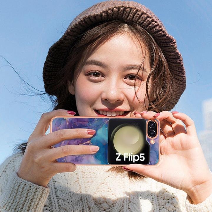 Actual product image König Design Protective mobile phone case for Samsung Galaxy Z Flip5 Case Cover Case Bumper New (Samsung Galaxy Z Flip5)
