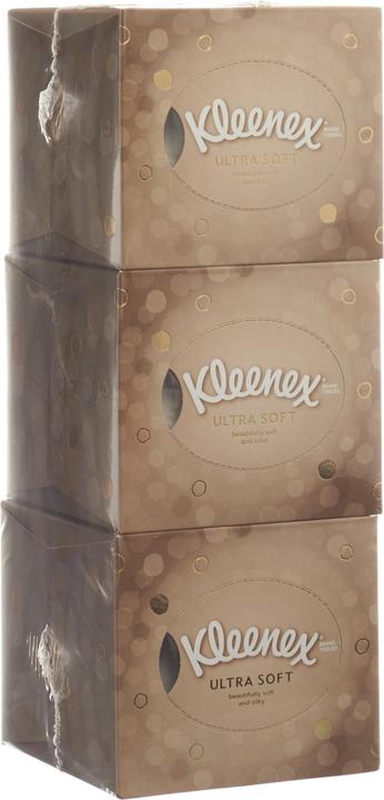 Produktbild Kleenex Ultrasoft Kosmetiktücher Würfel Trio