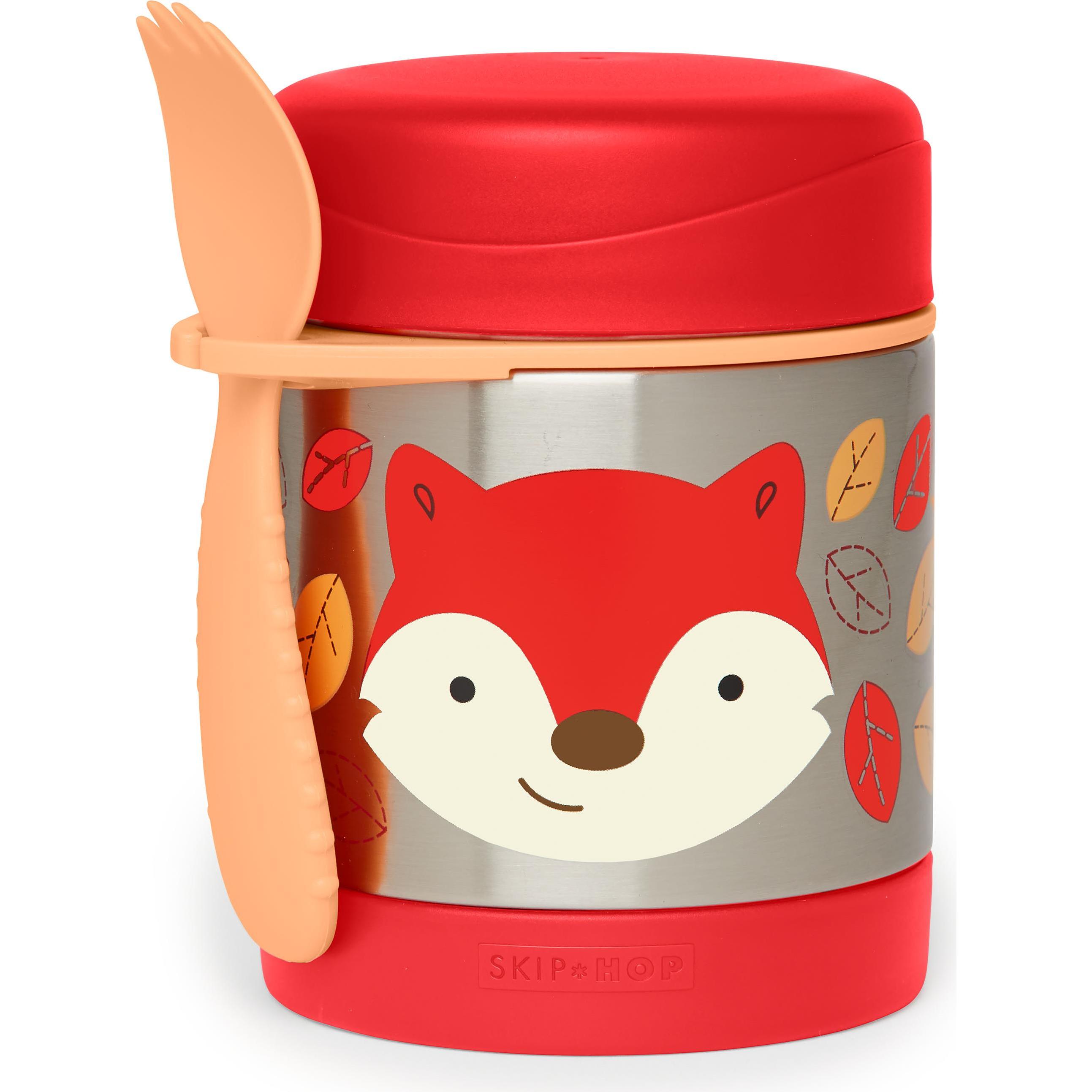 Skiphop Fox, Vorratsbehälter, Silber, Rot, Beige