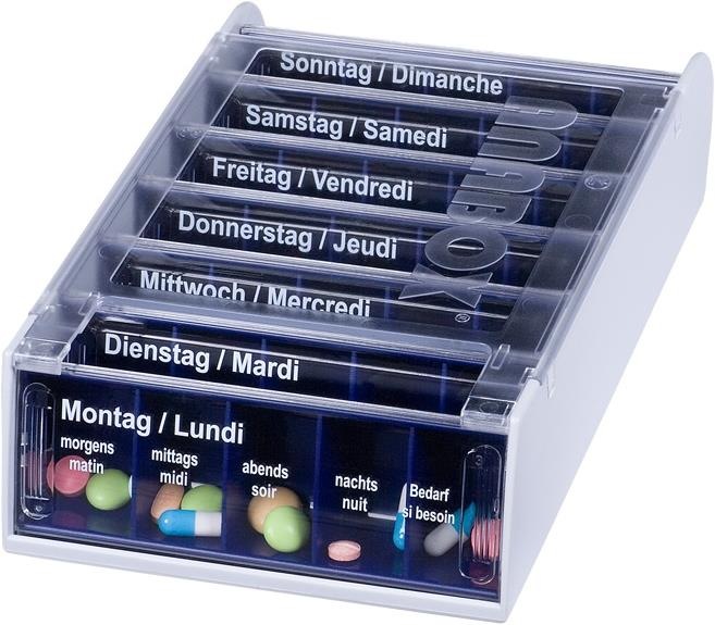 Anabox Medidispenser 7Tage blau