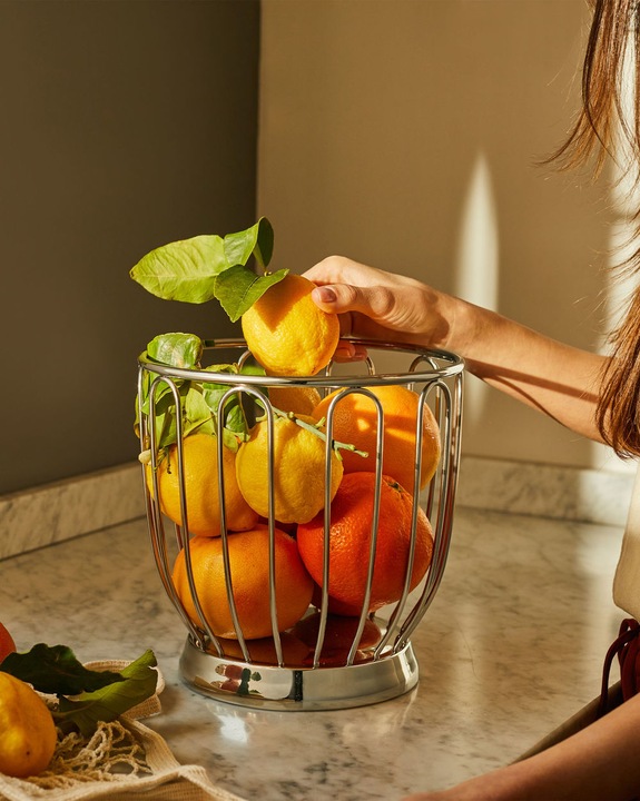 Immagine prodotto Alessi Cesto di frutta argento (Ø 19 cm)