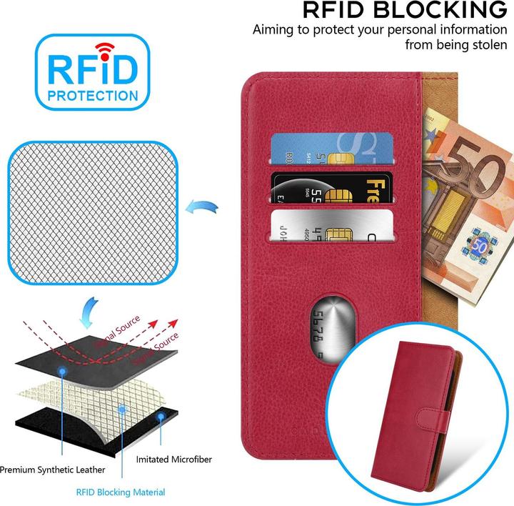 Produktbild Cadorabo Hülle für Xiaomi RedMi NOTE 2 Book Case Style (Xiaomi Redmi Note 2)