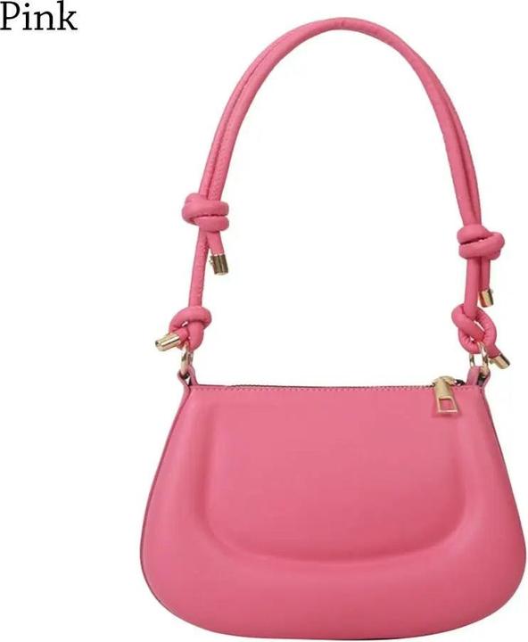 Produktbild Only-Bags.Store PU Leder Umhängetasche Solid Color Unterarmtasche Messenger Bag Crossbody Bags