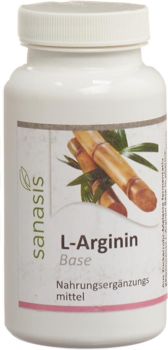 Actual product image Sanasis L-Arginine Base Capsule (120 Piece, Capsules, 119 g)